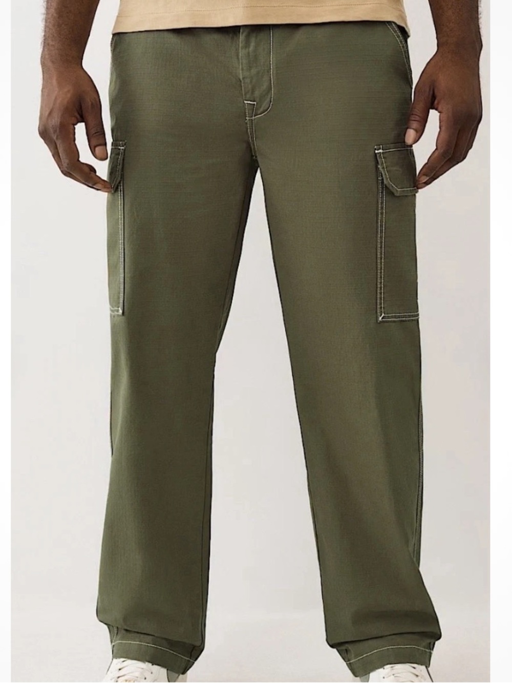 True Religion Men Size 38 Casual Baggy Kalamata Cargo SN Pant HS Outline NWT